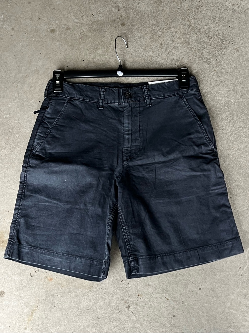 American Eagle Outfitters Mens Charcoal/Black Weekend Flex Chino Shorts 28 NWT
